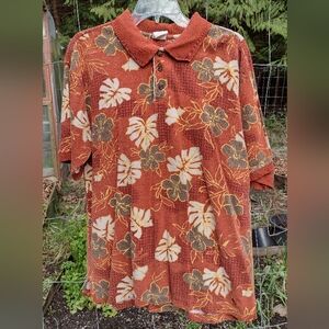 Vintage Hawaiian Polo Shirt